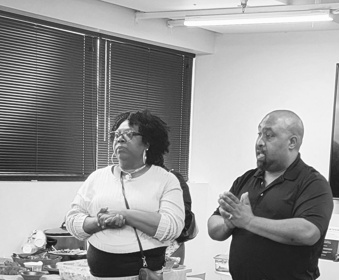 Lowayne Montgomery and J.Robert Montgomery Sr.  President of M2320BDS